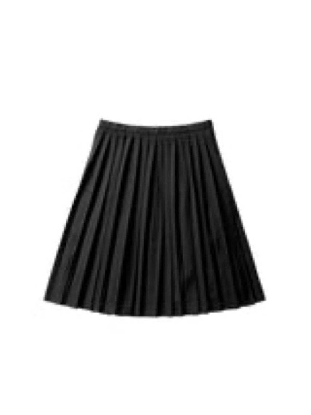 PETIT CLAIR 18 1Timeless Elegant Signature Black A-Line Skirt Pleated 28” waist